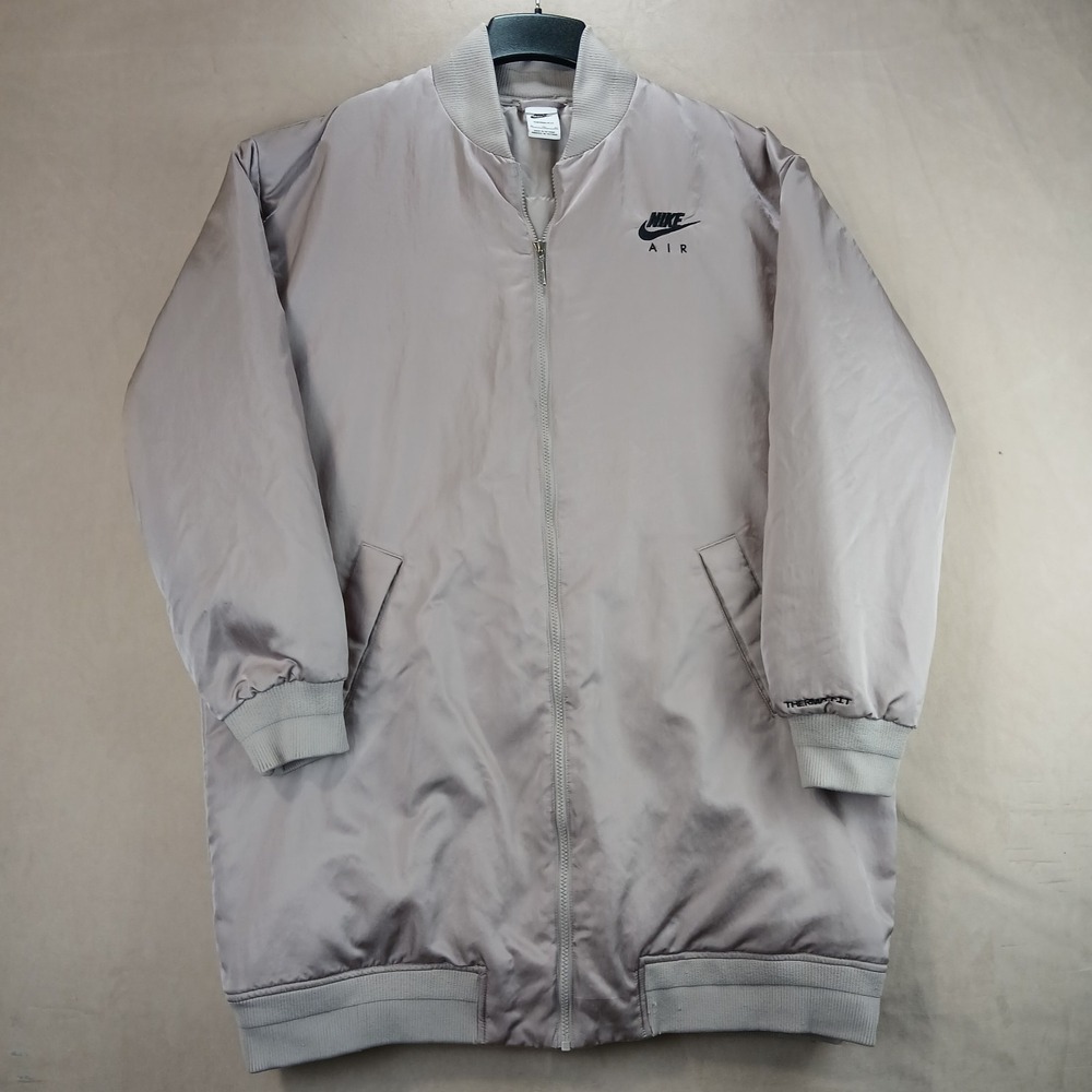 Nike Air Therma-Fit Bomber Womens XL Jacket Oversize DD4640-033 Trench 26x35